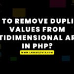 How to remove duplicate values from multidimensional array in PHP?